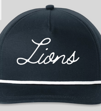 Load image into Gallery viewer, Lions Script Cap — Navy