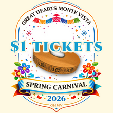 Load image into Gallery viewer, 2026 — Spring Carnival $1 Tickets — Packs of $10 or $20